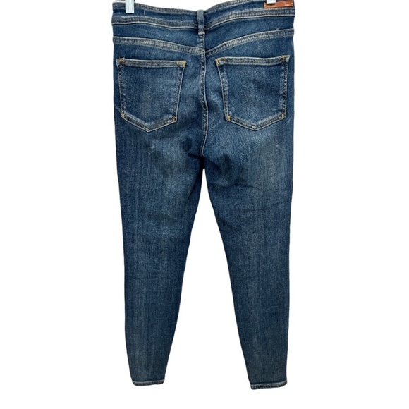 Anthropologie Pilcro Letterpress High-Rise Denim Skinny Jeans Zip Ankle Size 25 - Picture 3 of 7